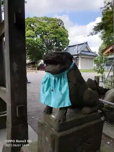 下総国三山　二宮神社の狛犬