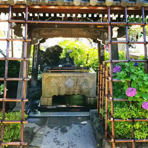 白山神社の手水舎