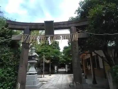 久留米宗社　日吉神社の鳥居