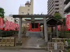 瘡守稲荷(清岸寺境内社)の鳥居