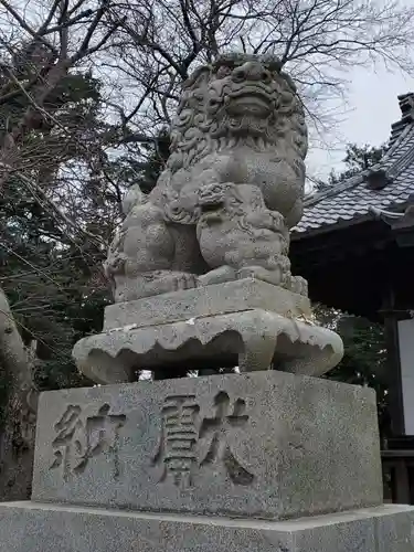 白羽神社の狛犬