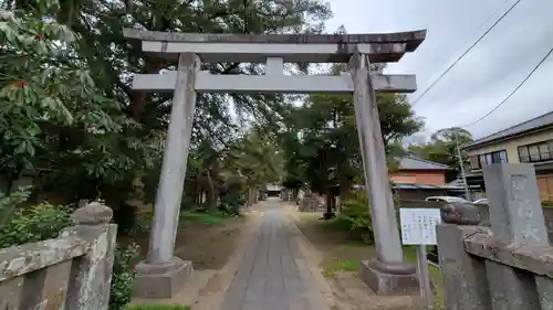 諏訪大神の鳥居