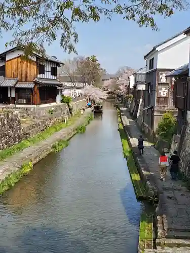 日牟禮八幡宮の周辺