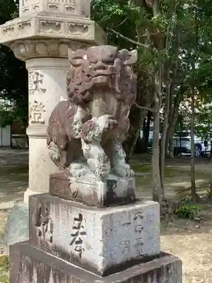 大神神社(花池)の狛犬