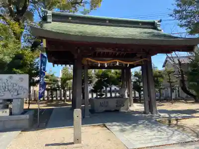八幡社(寺津八幡社)の手水舎
