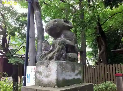 調神社の狛犬