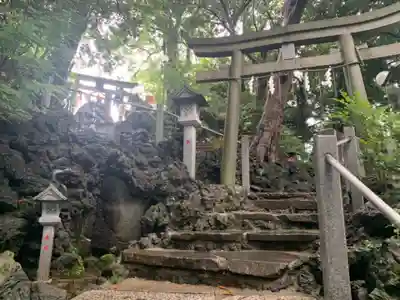 多摩川浅間神社の鳥居