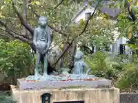 かっぱの寺 栖足寺の狛犬