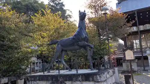 京都乃木神社の狛犬