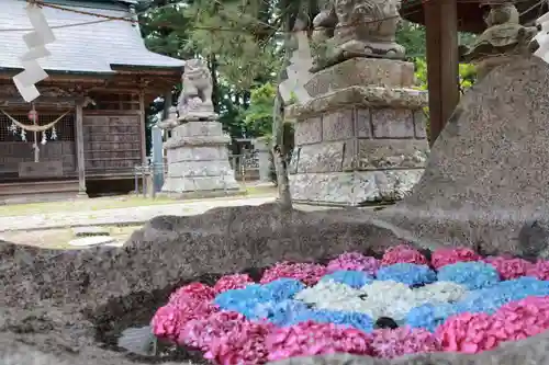 田村神社の手水