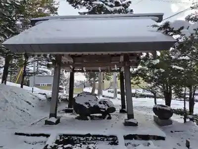 東神楽神社の手水舎
