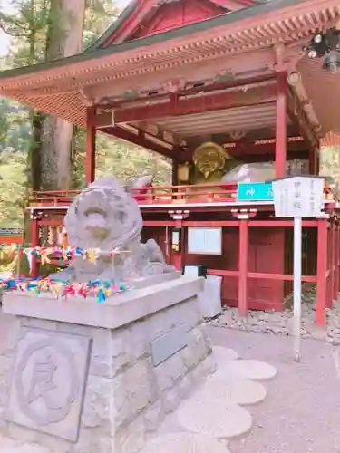 日光二荒山神社の狛犬