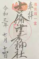 吉備津彦神社の御朱印