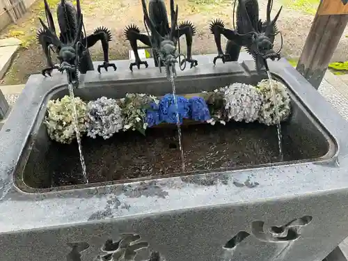 奥田神社の手水舎