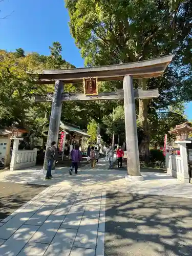 高麗神社の鳥居