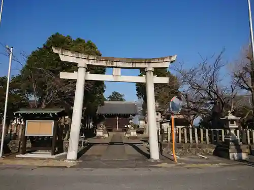 篠塚神社の鳥居