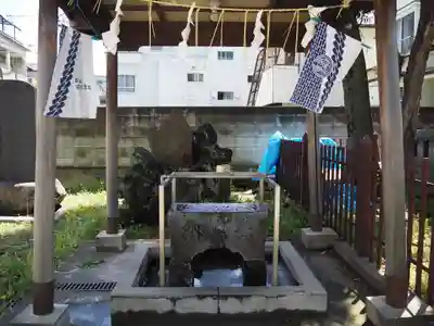 柳原稲荷神社の手水舎
