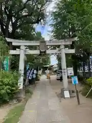 江北氷川神社の鳥居