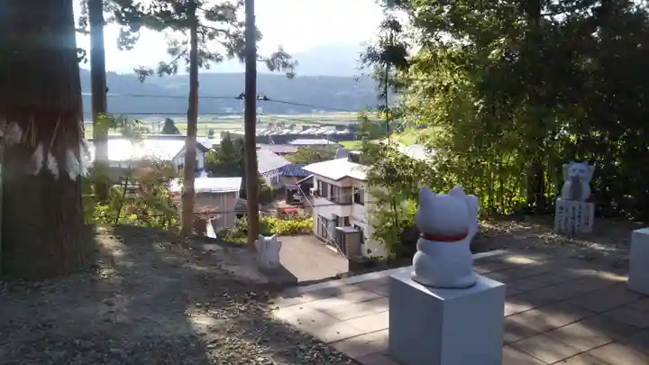 鹿角八坂神社の景色