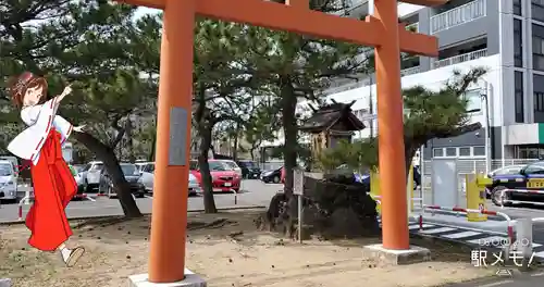 稲毛浅間神社の鳥居