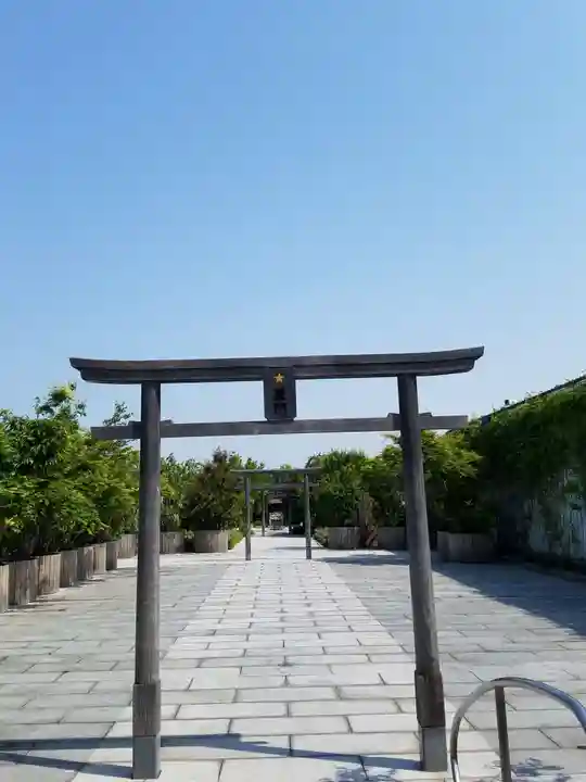 鉄道神社の鳥居