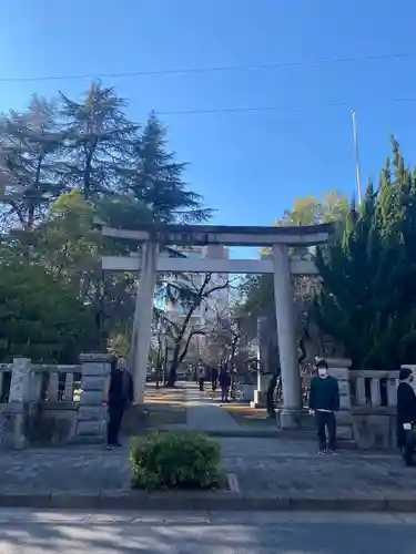 川口神社の鳥居