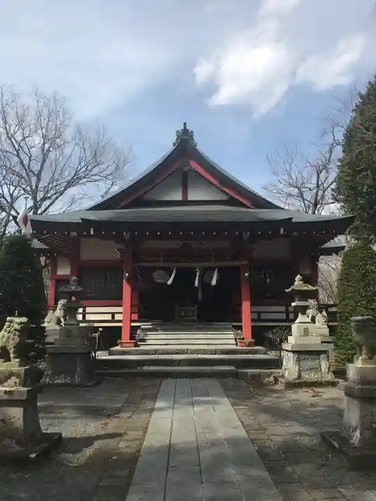 山中浅間神社の本殿・本堂