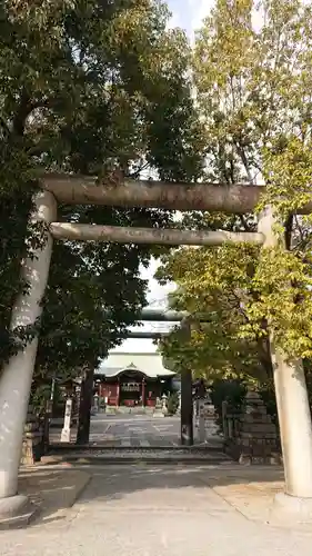 溝旗神社（肇國神社）の鳥居