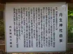 丹生神社の歴史