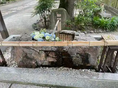 阿智神社の手水