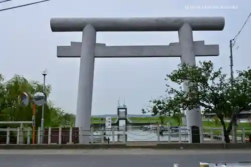 息栖神社の鳥居