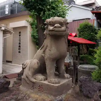 押上天祖神社の狛犬