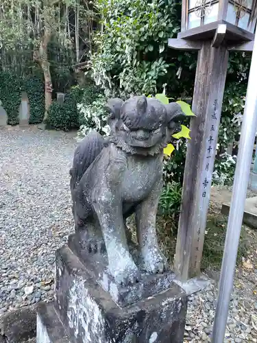 新羽杉山神社の狛犬