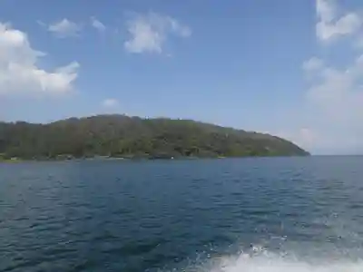 奥津嶋神社の周辺