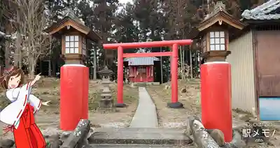 上野国一社八幡八幡宮の末社・摂社