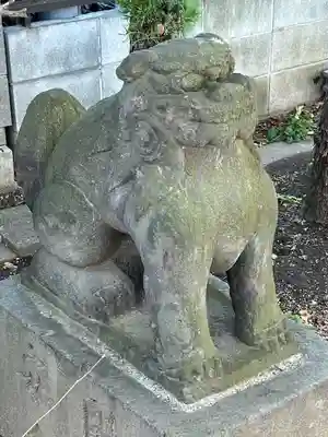 越谷香取神社の狛犬