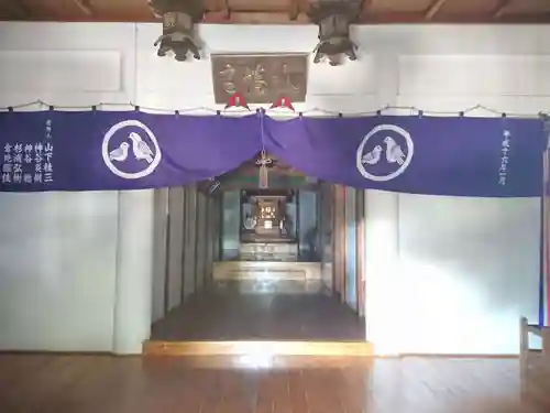 八幡社の本殿・本堂