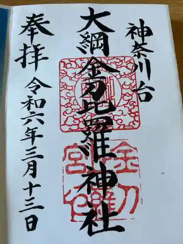 大綱金刀比羅神社(神奈川県)