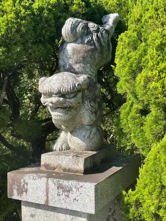 綱敷天満宮の狛犬