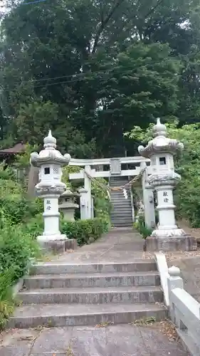 荒川神社の鳥居