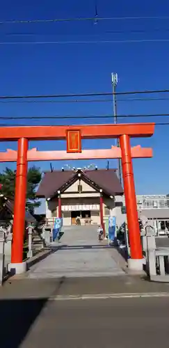 新川皇大神社の鳥居