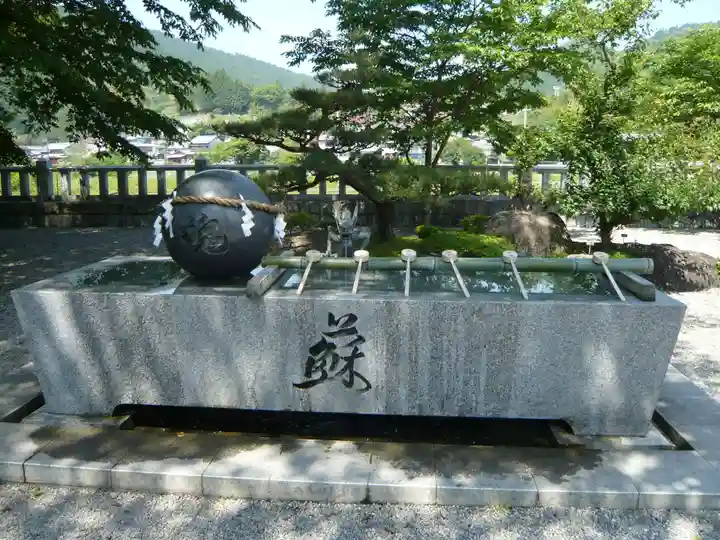 大斎原(熊野本宮大社旧社地)の手水舎