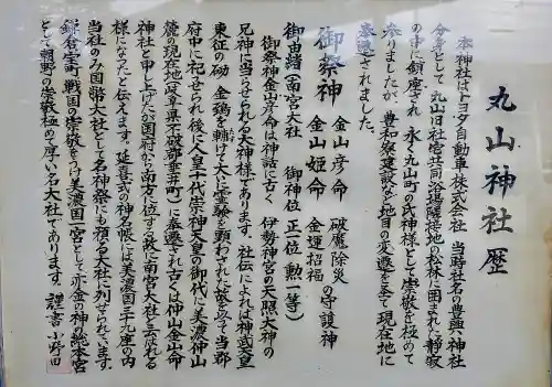 丸山神社の歴史