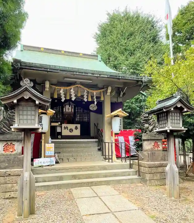 上目黒氷川神社の本殿・本堂