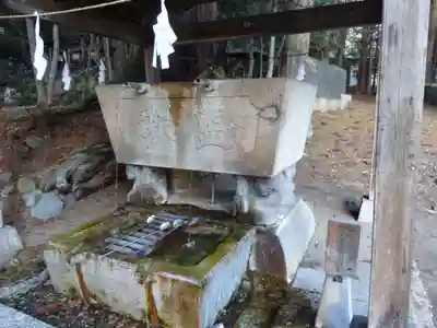仁科神明宮の手水舎