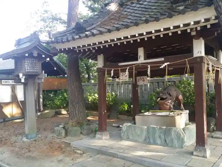 阿部野神社の手水舎