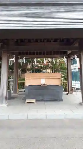 旭川神社の手水