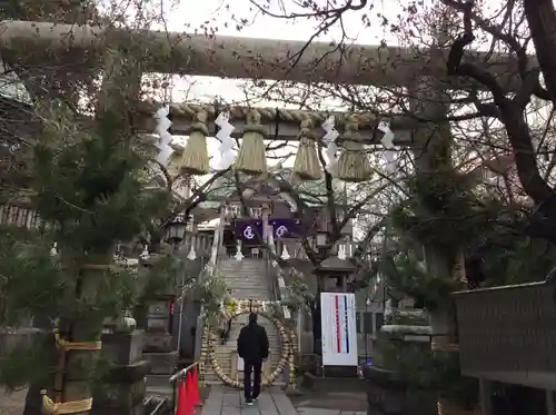 元三島神社の鳥居