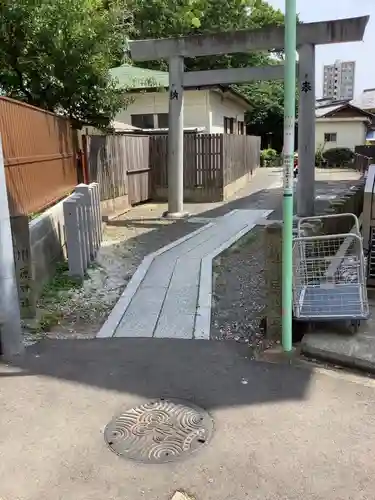 川原神社の鳥居