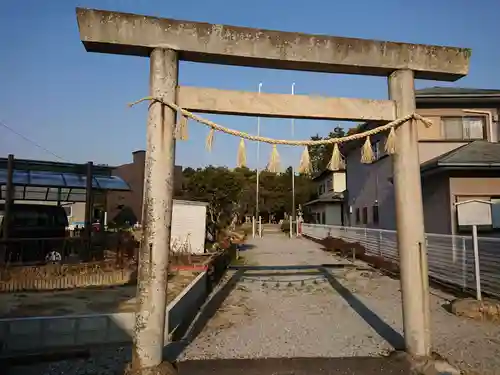 伊賀留我神社の鳥居